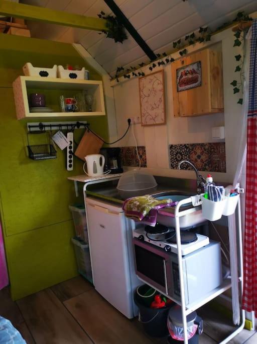 Trekkershut - Tiny House - Hikers Cottage Wijster Bagian luar foto